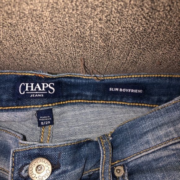 Chaps Women's Denim Straight Leg Jeans - Picture 2 of 4